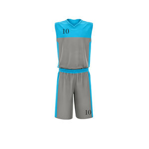 Conjunto de Uniforme de Baloncesto Personalizable para Hombre en Poliéster con Pantalones Cortos Transpirables para Entrenamiento de Verano, Logotipo por Sublimación, Nombre del Equipo Personalizado - Product Image 5