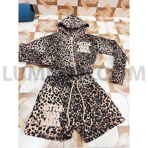 Tenues d'automne-hiver, ensemble pantalon jogging 2 pièces pour femmes et shorts, ensemble 2 pièces pour femmes, sweats à capuche, tenue de survêtement streetwear, sur mesure - Product Image 2