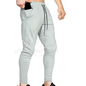Pantalon de sport léger et respirant de haute qualité pour hommes Nouveau design Taille haute Vêtements de sport décontractés Spandex/Polyester pour l'hiver - Product Image 5