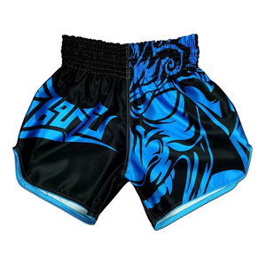Pantalones cortos de MMA superventas, novedad, ropa de artes marciales elástica colorida personalizada, pantalones cortos de boxeo superventas al por mayor - Product Image 1