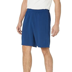 Short de jogging athlétique bleu à conception de logo personnalisé Short de gym léger et à séchage rapide pour l'été - Product Image 1