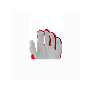 Gants de frappe en cuir blanc et rouge, rembourrés, fermeture auto-agrippante, unisexe, adulte, entraînement, ambidextres - Product Image 5