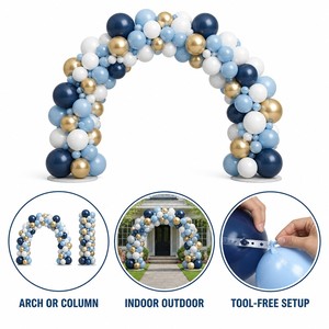 <b>Balloon</b> Arch Kit 10ft Adjustable <b>Balloon</b> Stand Water Fillable Base Party <b>Decorations</b> for Birthday Wedding Graduation Baby Shower - Product Image 6