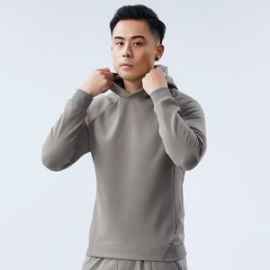 Haute Qualité Sport 92% Polyester 8% Spandex Impression Logo Hoodies Unisexe Pull À Capuche Hommes Hoodies - Product Image 1