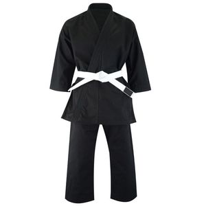 Uniforme de Karate negro de 8oz personalizado de alta calidad al por mayor/Karate Gi negro personalizado/Traje de Karate negro personalizado - Product Image 6