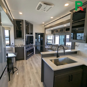 <b>Used</b> in China: 2025 Off-Road Fifth Wheel Toy Hauler Luxury Family Expedition Trailer - Product Image 3