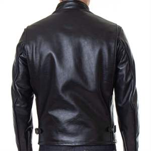 High Street Style <b>Men's</b> <b>Leather</b> <b>Jacket</b> Best Quality OEM Winter <b>Jacket</b> Hooded Collar Pocket Custom Colors <b>jacket</b> for <b>men</b> - Product Image 4