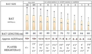ไม้ตีคริกเก็ตวิลโลว์แบบแข็งสำหรับฝึกเล่นแบบมืออาชีพคุณภาพสูงเกรดหนึ่ง - Product Image 3