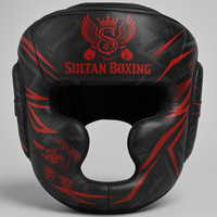 Protège-tête en cuir Sultan Boxing, professionnel pour le sparring et l'entraînement, résistant à l'usure, toutes tailles S/M/L/XL, option de logo personnalisé