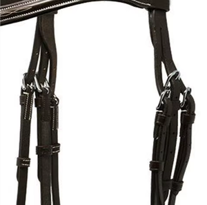 Brida Anatómica de Cuero Italiano, Diseño Deportivo Occidental Elegante, Alta Calidad, Nueva, MH Global Exports, Logotipo Personalizado para Caballos - Product Image 3