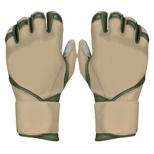 Gants de frappe de baseball et softball pour adultes, en cuir rembourré de qualité supérieure, entièrement enveloppants, best-seller, fermeture à boucle et crochet ambidextre - Product Image 1