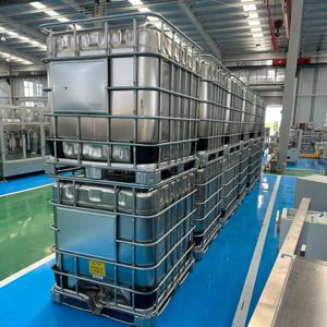 Réservoir <span class=keywords><strong>IBC</strong></span> en acier inoxydable SS304 de 1000 L, qualité alimentaire, pour le stockage de liquides et le transport de produits chimiques et alimentaires - Product Image 6