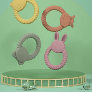 Mordedor de Silicona Suave con Diseño de Conejito, Libre de BPA, Juguete Suave para la Dentición de Recién Nacidos, Gran Venta 2026, Alta Calidad - Product Image 6