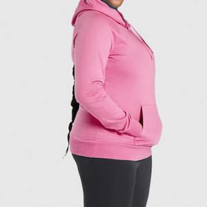 Haute qualité pas cher taux femmes sweat à capuche décontracté solide ample surdimensionné hauts automne hiver pull à capuche femme - Product Image 2