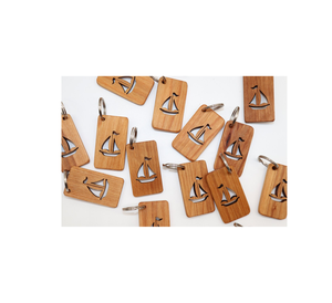 Porte-clés en bois de qualité supérieure, meilleur vendeur, fournisseur en gros, qualité supérieure, cadeau artisanal naturel, design unique - Product Image 5