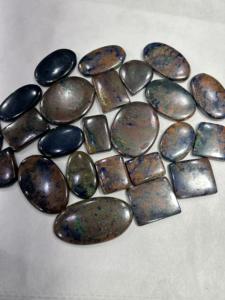 Cabujón de cristal de azurita Natural de grado AAA, piedra preciosa suelta de tamaño personalizado para la fabricación de joyas, regalo de Chakra Reiki, precio al por mayor - Product Image 3