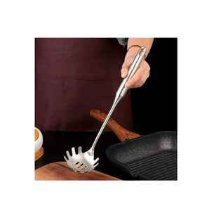 Cuillère à long manche Vaisselle en acier inoxydable Ustensile de cuisine Manger des pâtes servant des cuillères articles de vaisselle design haut de gamme - Product Image 2