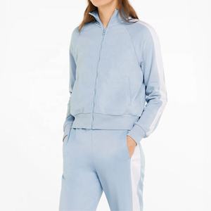 ชุดวอร์มสำหรับผู้หญิงชุดวิ่ง2025เอวลอยแบบลำลองมีซิปบล็อกสีตาข่ายสำหรับฤดูหนาว - Product Image 2