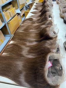 APOHAIR, recién llegado, peluca de encaje completo 100%, cabello humano liso alineado con cutícula de alta calidad, sin enredos, estilo de onda profunda - Product Image 6