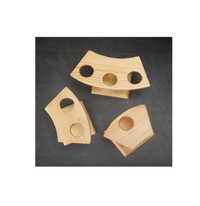 Soporte de exhibición de helados de madera transparente de una sola pieza con venta de soporte de cono de helado regalo herramienta directa de fábrica para hacer helados - Product Image 1