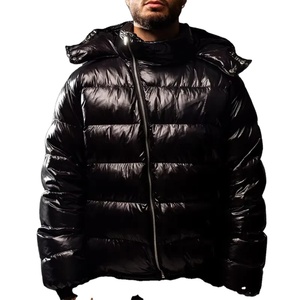 Fabricante de Ropa OEM Personalizada, Chaquetas Acolchadas de Plumón Impermeables para Hombre, Talla Grande, de Invierno, con Logotipo Personalizado - Product Image 3