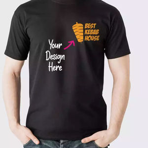 Camisetas Premium personalizadas con estampado de Lieghtwieght para hombre, 100% algodón para hombre, cuello redondo personalizado, camisa con estampado DTF, camisa con diamantes de imitación - Product Image 3