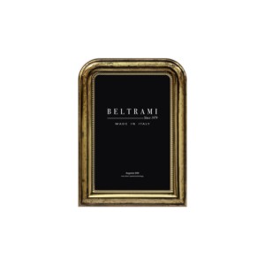 Cadre photo rectangulaire sophistiqué Beltrami en argent plaqué, design métallique écologique, support en bois, présentoir élégant, modèle italien - Product Image 3