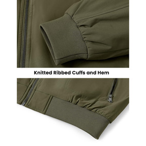 Bombardier personnalisé en vente chaude Vestes pour hommes 100% Polyester Satin Baseball Patches Work Brodé Jacket Bomber en satin pour hommes - Product Image 2