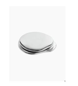 Sous-verres en aluminium anti-rayures résistants à la chaleur avec finition métallique lisse parfaits pour servir des boissons à l'intérieur - Product Image 1