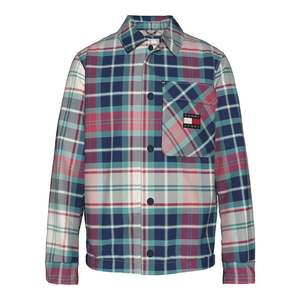 Giacca Imbottita Tartan Verde da Uomo Tommy Hilfiger, Taglia Large - Shackets Premium - Product Image 1