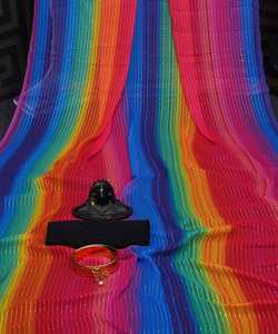 Nuevo Sari de Seda de Diseñador con Bordado y Lentejuelas, Perfecto para Bodas y Celebraciones - Product Image 4