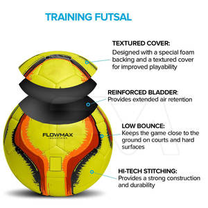 ลูกฟุตบอลฟุตซอลขนาดกำหนดเองโลโก้ออกแบบใหม่ - Product Image 4