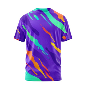 Premium 100% Camiseta de algodón Logotipo personalizado Color sólido Manga corta Ajuste de gran tamaño Precio competitivo Jersey de pantalla de seda - Product Image 2