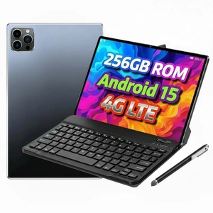Tablette Android 15 10,1 pouces 12 Go de RAM 256 Go de ROM Octa Core 4G LTE pour le jeu avec clavier et stylet pour l'étude, le travail et les voyages - Product Image 1
