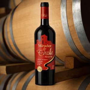 Mirador de Castilla - Vino Tinto Añejado en Roble, Mezcla de Cabernet Sauvignon, Tempranillo, Garnacha y Syrah, 13% ABV, 12 Meses de Añejamiento en Roble - Product Image 3