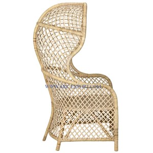 Muebles de comedor, silla de diseño de alta calidad, silla de boda de gran tamaño, venta al por mayor, silla clásica de ratán hecha a mano para sala de estar - Product Image 1