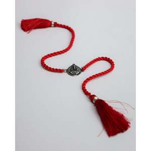 หินราคีชรีพระพิฆเนศสีเงิน925จี้ศาสนาชุบเคลือบจี้ศาสนาศาสนาศาสนาศาสนาฮินดูปรับแต่งได้มีรูปแบบหลักไข่มุกของขวัญสำหรับ - Product Image 2