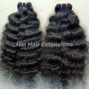 Low Prices Raw Bouncy Curly Remy Human <b>Hair</b> with Soft Texture Virgin <b>Hair</b> <b>Extension</b> <b>for</b> <b>Sale</b> by Cambodian Exporters - Product Image 2