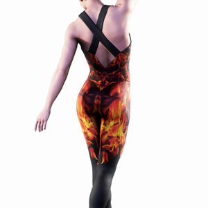 Bodysuits Deportivos sin Espalda para Mujer al por Mayor, Monos para Gimnasio, Fitness, Entrenamiento, Yoga, Ropa Deportiva de una Pieza de Secado Rápido - Product Image 3