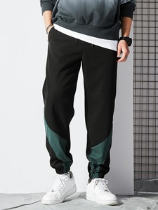 Pantalons de survêtement et pantalons décontractés pour hommes de haute qualité sur mesure Patchwork Style délavé prix de gros pas cher - Product Image 4