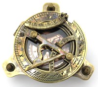 Boussole solaire en laiton massif de qualité supérieure, montre de poche avec aiguille de guidage, cadran, boîte en bois, style antique vintage, pour camping, randonnée, voyage et navigation