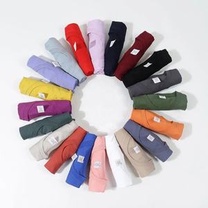 Vente en gros T-shirts mode uni en coton pour hommes T-shirt imprimé de marque de créateur avec logo personnalisé T-shirt lourd pour hommes - Product Image 4