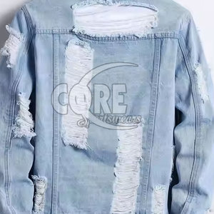 Veste en jean pour hommes, quantité minimale de commande bas, respirante, pas chère, veste d'hiver en jean pour hommes - Product Image 2