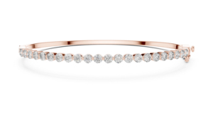 Pulsera de Diamantes Cultivados en Laboratorio, Corte Redondo, Oro Amarillo de 14K, para Mujer, Elegante, de Lujo, Certificada, para Fiesta, Regalo de Aniversario, Boda - Product Image 6