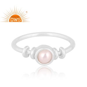 Latest Trending Fine Sterling <b>Silver</b> Natural Pearl <b>Set</b> Stackable <b>Ring</b> Custom Jewelry For Women Gift For Her - Product Image 2