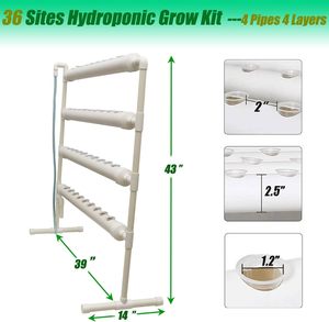 Kit de culture hydroponique 36 sites équipement hydroponique de <span class=keywords><strong>jardin</strong></span> équipement hydroponique avec pompe 110V - Product Image 2