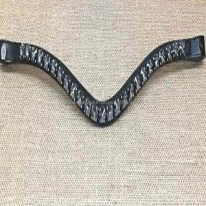 Precio al por mayor Exportación Calidad Hecha a mano Decorativa Banda de cuero para cejas Decorar con 1 fila de cristal y perlas Bling - Product Image 4