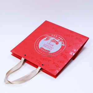 Custom Luxury Red Specialty Paper Bag for Cosmetics Perfume Bottles <b>Jewelry</b> <b>Packaging</b> Gift Shopping Bags with Your Own LOGO - Product Image 3