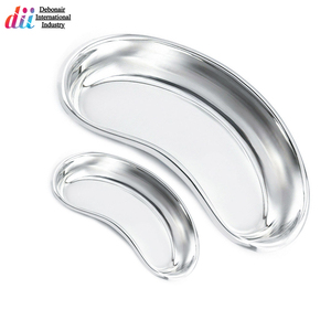 2023 nueva llegada 20cm de acero inoxidable Hospital Bowl Basin Hollow Ware bandeja de riñón para uso médico CE OEM Etiqueta Privada disponible - Product Image 4