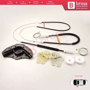 Kit de réparation de lève-vitre BWR283 pour porte avant gauche de la Série 3 E46 2001-2005 4/5 portes Facelift 51330018129 - Product Image 3